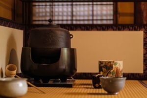 風炉のお茶会の様子