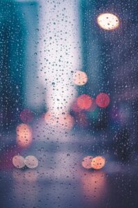 雨の日のお稽古